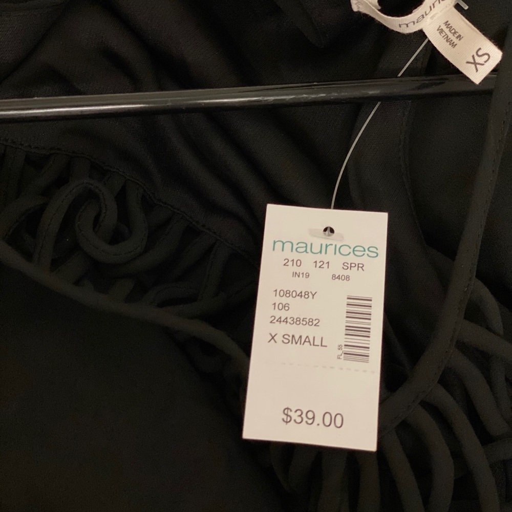 Black extra small Maurices dress